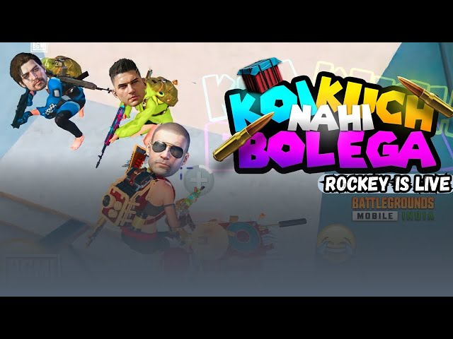 ROCKEYisLIVE | Lag HO GYA  Bhai | Road to 2K Sub | #ROCKEYisLive IGL POV & Fun #rockey #rockylive