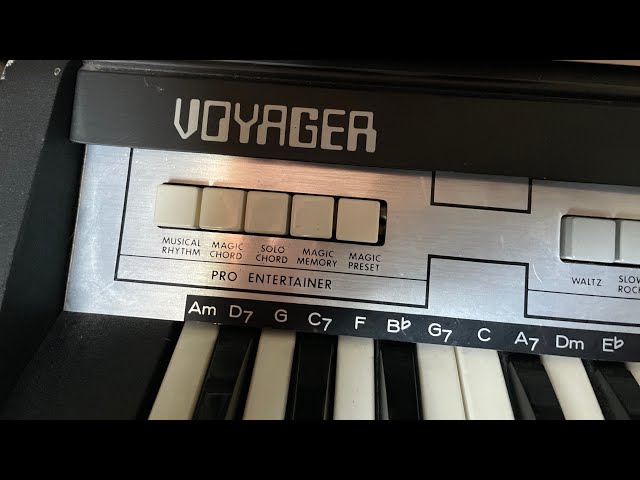 The Mighty V’Ger: Kimball Voyager home organ from ‘79-80, full demo