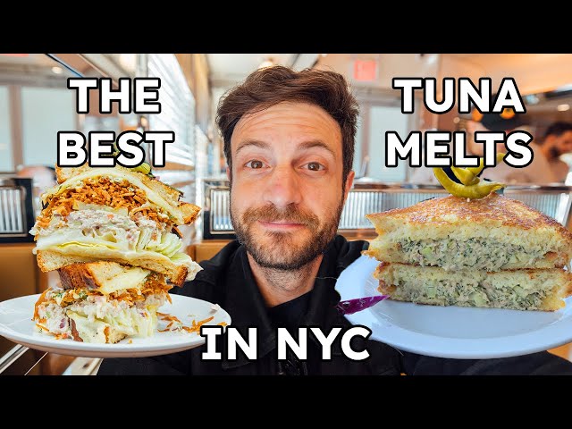 7 MUST EAT Tuna Melts in NYC! | Jeremy Jacobowitz