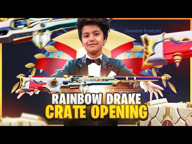 DAD Challenged 🔥🔥 me For Rainbow Drake AWM Crate Opening || BGMI Stream Highlight