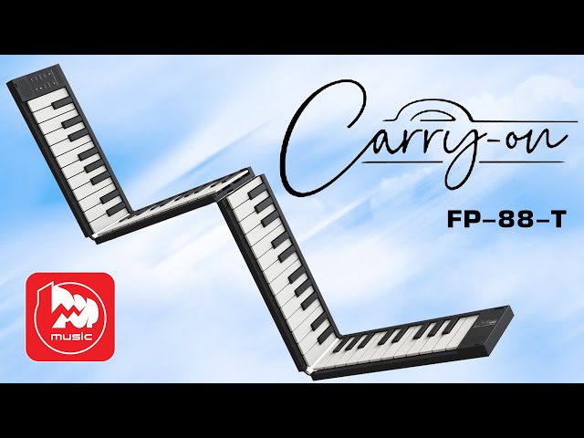 [Eng Sub] Carry-On FP-88-T folding piano || Shopper-size piano