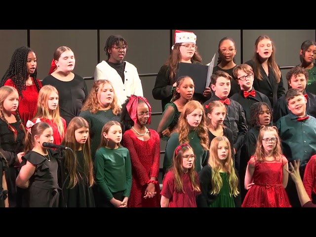 The J.B. Martin Middle School Cougar Choir's 2024 Holiday Concert