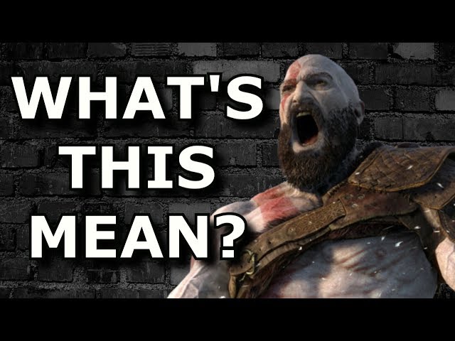 God of War (Ps4) Ending EXPLAINED! - And Does it Suck?