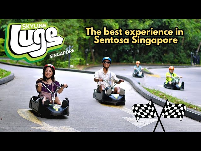 Exploring Sentosa: Luge Rides and Island Adventures! | Singapore