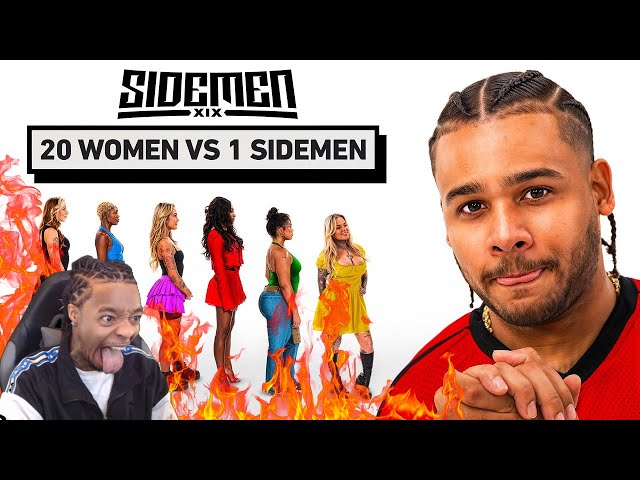 FlightReacts To 20 WOMEN VS 1 SIDEMEN: FANUM EDITION!