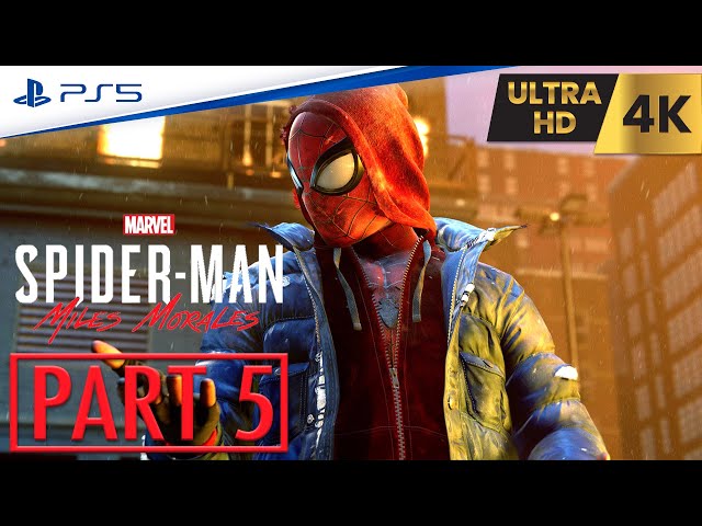 Spider-Man: Miles Morales (4K 60FPS HDR) PS5 Gameplay Walkthrough Part 5 - All Subtitles