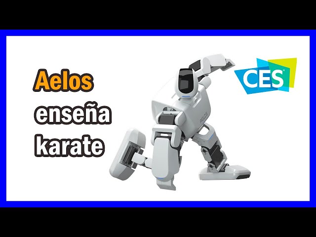 El inteligente AELOS 1S ROBOT puede enseñar KARATE y PROGRAMACIÓN