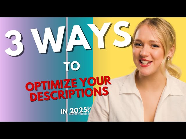 3 Ways to Optimise Your Video Descriptions  | Tips & Tricks | Affordable Socials