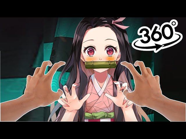 😳 TÔI TƯỞNG BẠN ĐÃ CHẾT NEZUKO! ⚡ tanjiro kamado bảo vệ nezuko⚡ thợ săn quỷ vr (anime vr)