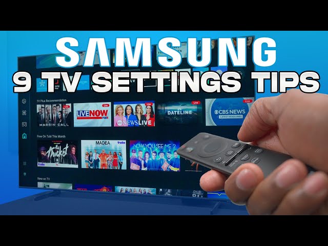 9 Samsung TV Settings and Features You Need to Know! | Samsung TV Tips & Tricks