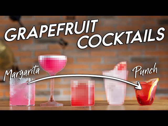 From Margaritas to Milk Punch - 5 Innovative Pink Grapefruit Cocktails