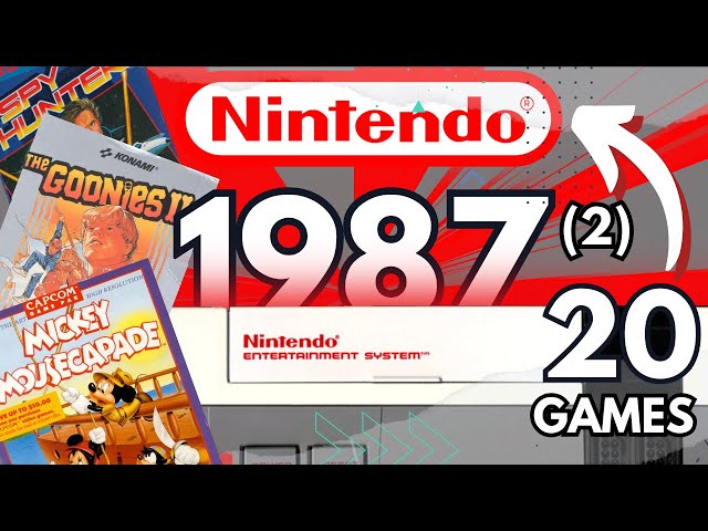 20 🔴 NES games released in 📆 1987 (Pt.  2) | Karate Kid game by ATLUS❓ This is 1987❗