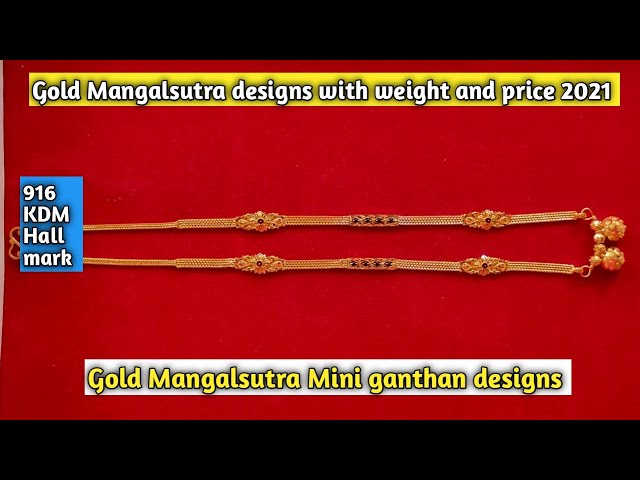 Latest gold mangalsutra designs/Sai Jewellers SJ mangalsutra designs @saijewellerssj16