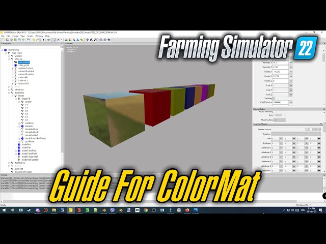 FS Next Modder 🔧Colormask Explanation 🔧 Farming Simulator 22