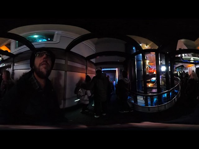 Disneyland Paris Virtual Reality View of the Star Tours Ride Walk In