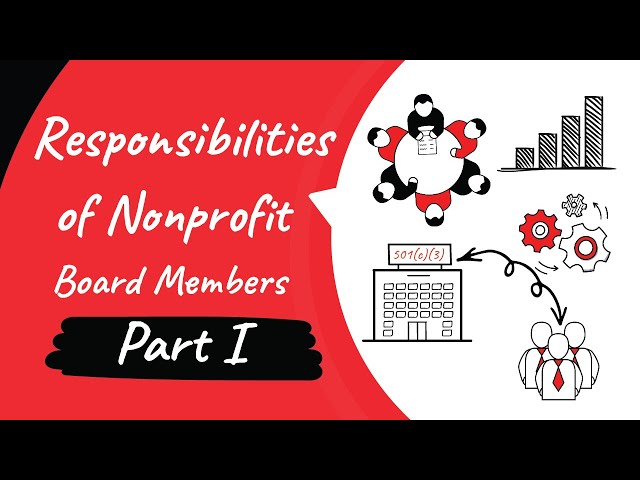 Responsibilities of Nonprofit Board Members Part 1 May 2023 Version