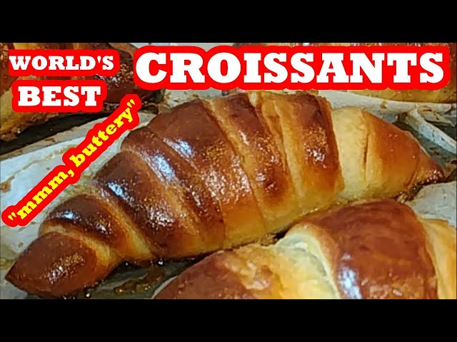 HOW TO MAKE CROISSANTS |CROISSANT RECIPE| CROISSANTS |CROISSANTS FROM SCRATCH |CROISSANT|FRENCH FOOD