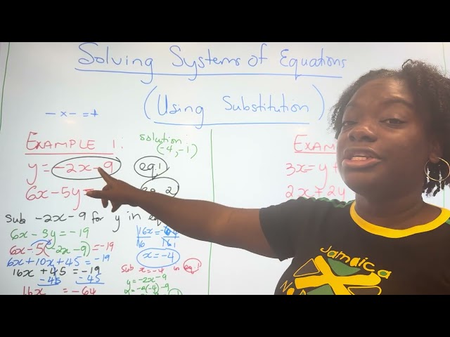 Solving Systems of Equations Using Substitution- Step-by-Step Guide