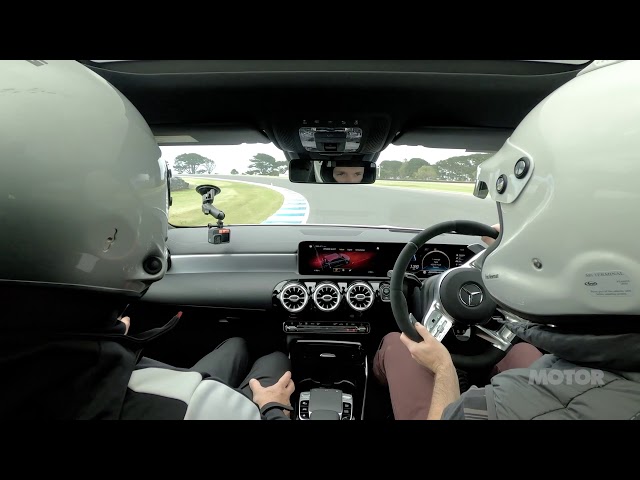 2020 Mercedes-AMG A45 S onboard hot laps (Phillip Island) | MOTOR