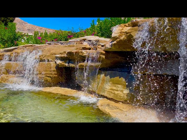 1 Hour Relaxing Music with Waterfall Sounds [4K] (Deeply Relaxing)