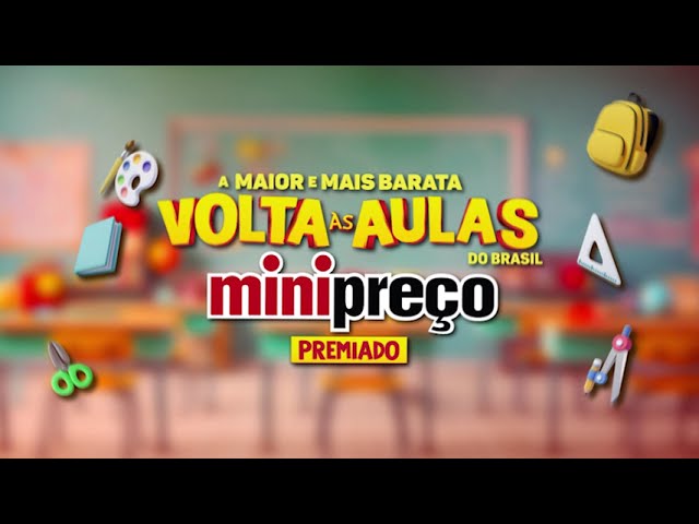 Volta às Aulas MiniPreço Premiado | Paraná | Ofertas válidas de 24/01 a 28/02/2025