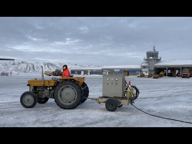 Daily routine at Kulusuk airport