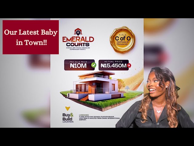 Introducing EMERALD COURTS ESTATE |🔥C of O, Buy & Build Estate in Emene, Enugu