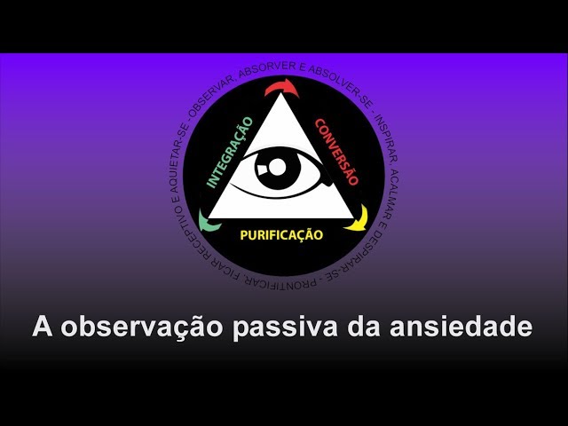 A observação passiva da ansiedade