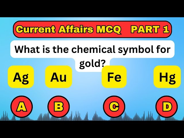 Current Affairs MCQ Quiz: 60 Questions with Answers