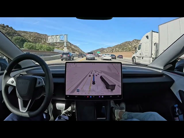 My Tesla took me from LA to Silicon Valley and I never touched the steering wheel once!