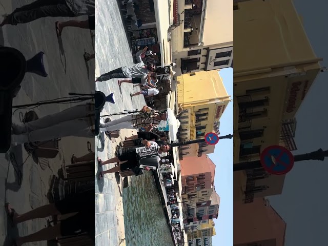 Beautiful  Traditional Greek street music 🎵 || chania , Crete, Greece 🇬🇷