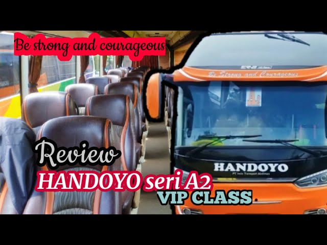 Review || Bus Handoyo seri A2 Jakarta - Klaten (VIP CLASS)