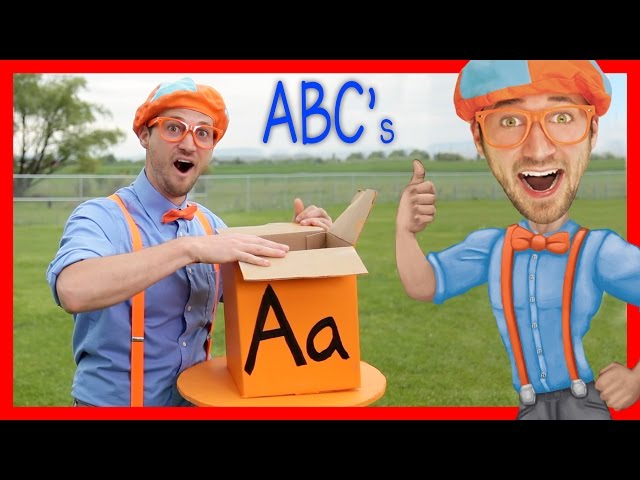 Learn The Alphabet With Blippi | ABC Letter Boxes