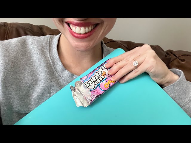 ASMR - Soft Spoken Gum Chewing - Typing Grocery List