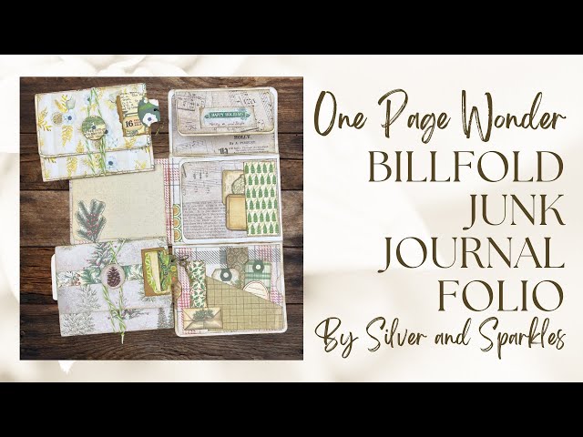 One Page Wonder Tutorial Number 40! Billfold Folio! #onepagewonder