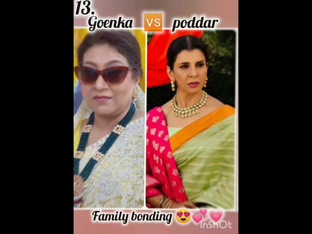 Goenka 🆚 poddar family bonding💞✨#top 13 family members#shotsvideo