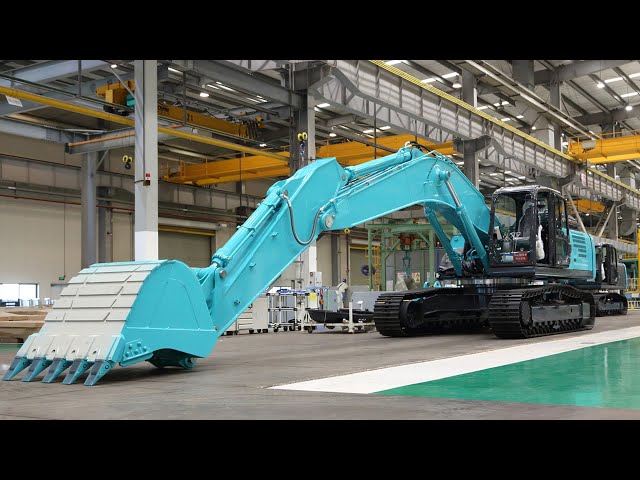 Kobelco Excavators Production In Japan  - Factory Tour