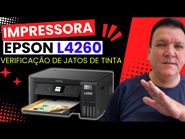 HOW TO CHECK THE INK JETS ON THE EPSON L4260 L4160 PRINTER