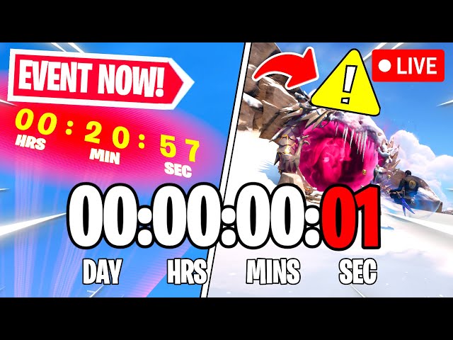 FORTNITE EVENT COUNTDOWN LIVE🔴 24/7 & In-game Event Right Now!