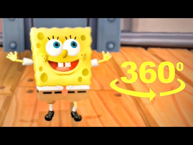 SpongeBob Squarepants but it is 360 Degree Video (Virtual Reality 360° VR)