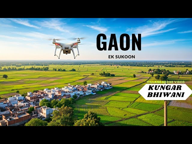 Amazing Kungar village bhiwani drone video shoot | village 29