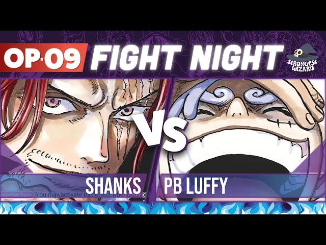 Shanks vs PB Luffy: One Piece Card Game : OP09 Match