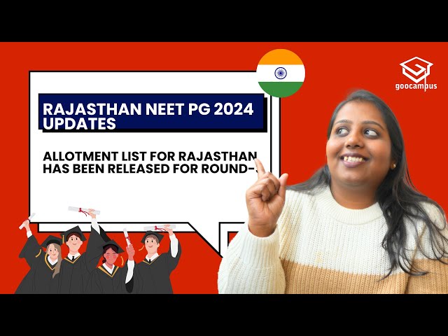 Rajasthan NEET PG 2024 Updates