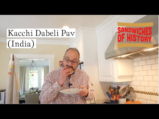 Kacchi Dabeli Pav (India) on Sandwiches of History⁣