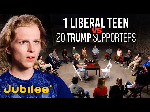 Can 1 Woke Teen Survive 20 Trump Supporters? | Surrounded