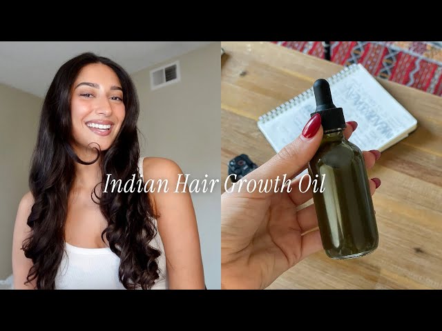 my indian mom's hair growth secret: diy ayurvedic hair oil recipe + how to apply