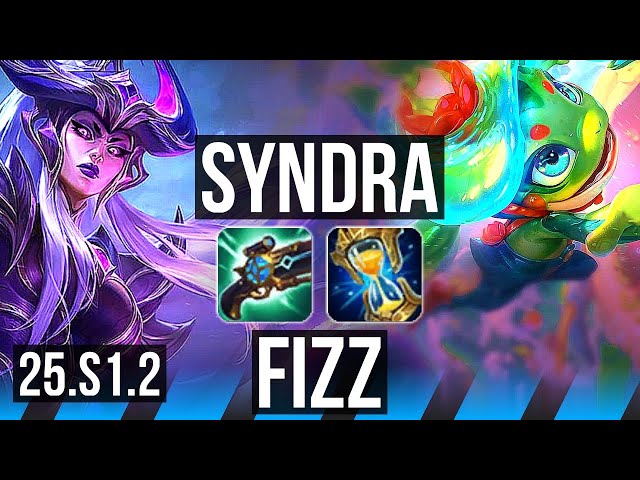 SYNDRA vs FIZZ (MID) | 9/3/8 | KR Challenger | 25.S1.2