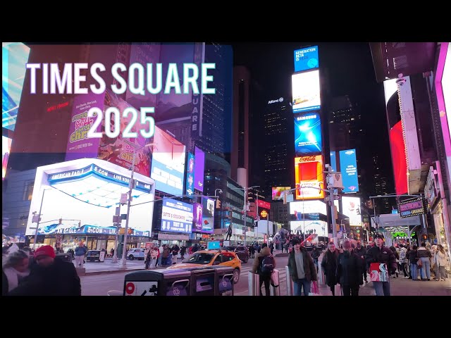 A walk down Broadway to Times Square, NYC 2025