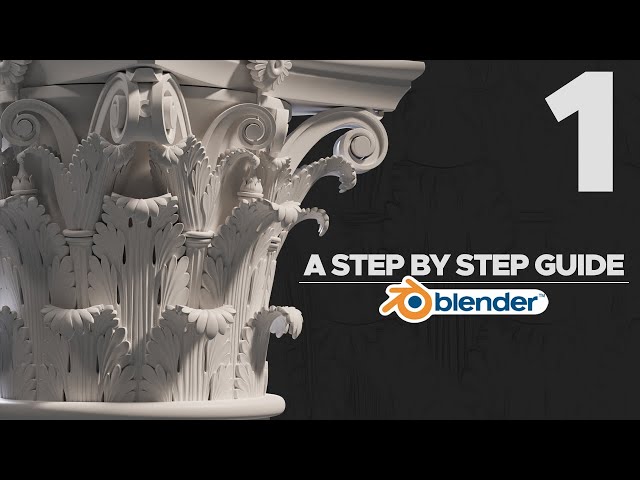 Let's model a column in Blender - a step-by-step tutorial on non destructive workflows (pt.1)