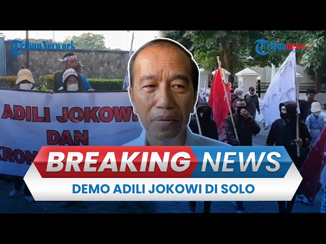 🔴BREAKING NEWS: Demo Adili Jokowi Digelar di Solo, Massa Longmarch dari Sriwedari hingga Polresta